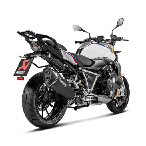 Akrapovic Bmw R 1250 R / RS Terminale Di Scarico Slip-On Line Titanio Nero Moto Omologato