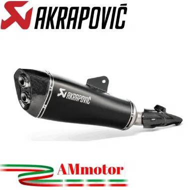 Akrapovic Bmw R 1250 R / RS Terminale Di Scarico Slip-On Line Titanio Nero Moto Omologato