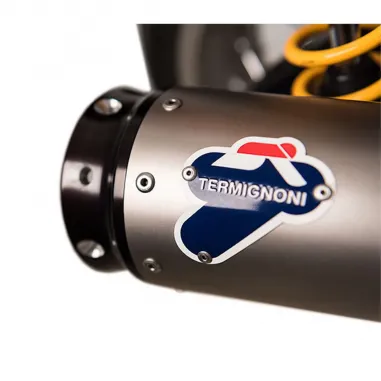 Terminali Di Scarico Termignoni Triumph Thruxton Marmitte Coniche Inox Moto Omologato