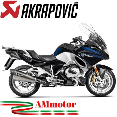 Akrapovic Bmw R 1250 RT Terminale Di Scarico Slip-On Line Titanio Moto Omologato