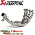 Bmw S 1000 XR 20 - 2024 Collettori Di Scarico Akrapovic Tubo Elimina Kat Inox Catalizzatore Moto