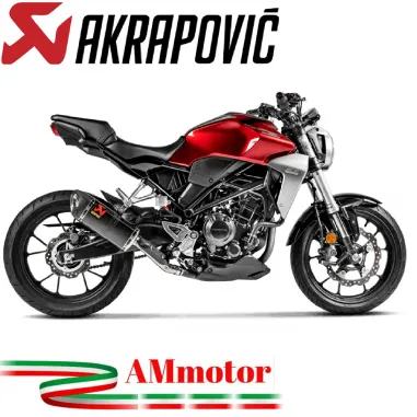 Akrapovic Honda Cb 300 R Terminale Di Scarico Slip-On Line Carbonio Moto