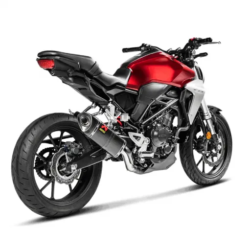 Akrapovic Honda Cb 300 R Terminale Di Scarico Slip-On Line Carbonio Moto