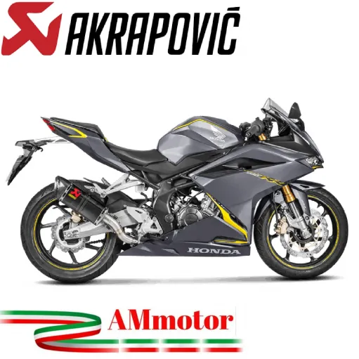 Akrapovic Honda Cbr 250 RR Terminale Di Scarico Slip-On Line Carbonio Moto