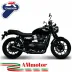 Scarico Completo Termignoni Triumph Street Twin 900 Terminale Conico Full Inox Black Moto