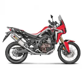 Honda Crf 1000L Africa Twin Adv Sports Collettori Di Scarico Akrapovic Tubo Elimina Kat Inox Moto 2