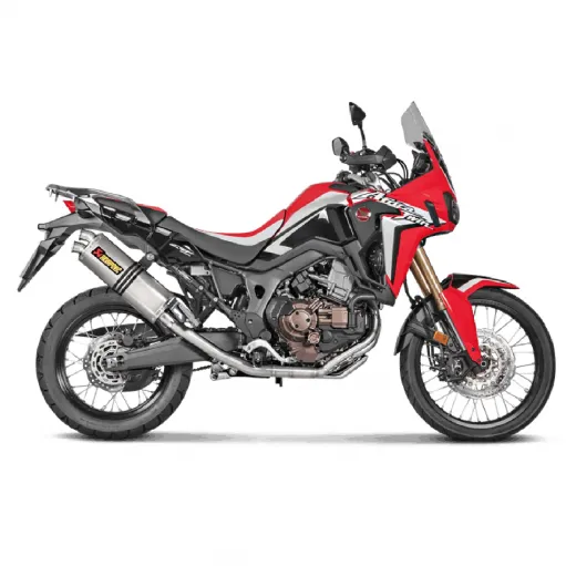 Honda Crf 1000L Africa Twin Adv Sports Collettori Di Scarico Akrapovic Tubo Elimina Kat Inox Moto