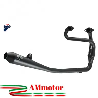 Scarico Completo Termignoni Triumph Street Twin 900 Terminale Conico Full Inox Black Moto