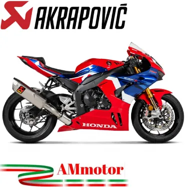 Akrapovic Honda Cbr 1000 RR-R 20 - 2024 Terminale Di Scarico Moto In Titanio