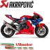 Akrapovic Honda Cbr 1000 RR-R 20 - 2024 Terminale Di Scarico Moto In Titanio