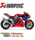Akrapovic Honda Cbr 1000 RR-R Impianto Di Scarico Completo Racing Line Terminale Titanio Moto