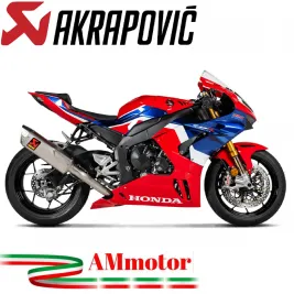 Akrapovic Honda Cbr 1000 RR-R 20 - 2024 Scarico Completo Evolution Line Terminale Collettori Titanio Moto 2
