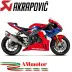 Akrapovic Honda Cbr 1000 RR-R 20 - 2024 Scarico Completo Evolution Line Terminale Collettori Titanio Moto