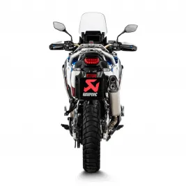 Akrapovic Honda Crf 1100L Africa Twin Terminale Di Scarico Slip-On Line Titanio Moto Omologato 2