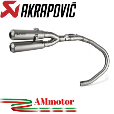 Akrapovic Honda Monkey 125 Terminale Di Scarico Moto Slip-On Line Titanio