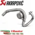 Honda Monkey 125 Collettore Di Scarico Akrapovic Tubo Elimina Kat Inox Catalizzatore Moto