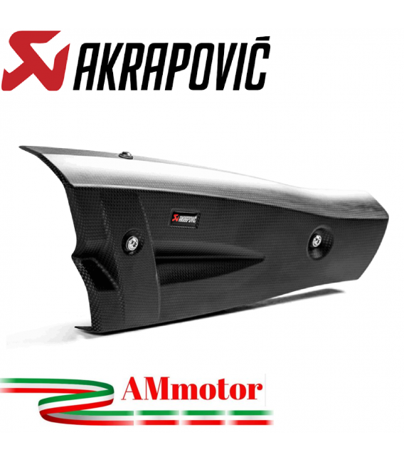 Paracalore Akrapovic In Fibra Di Carbonio Per Scarico Honda Monkey 125 Moto