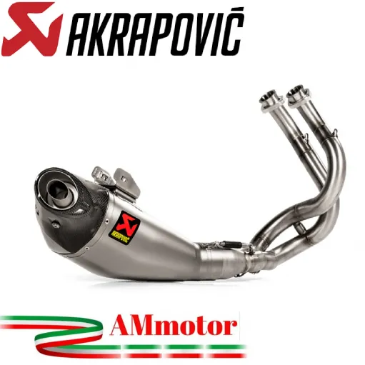 Akrapovic Kawasaki Ninja 650 17 - 2020 Impianto Di Scarico Completo Racing Line Terminale Titanio Moto Omologato