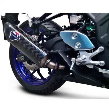 Terminale Di Scarico Termignoni Yamaha Yzf R3 Marmitta Force Carbonio Moto Racing