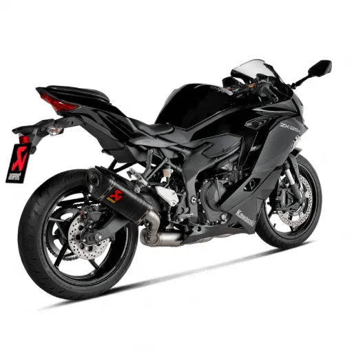 Akrapovic Kawasaki Ninja ZX 25R 20 - 2023 Scarico Completo Racing Line Terminale Carbonio Moto Omologato