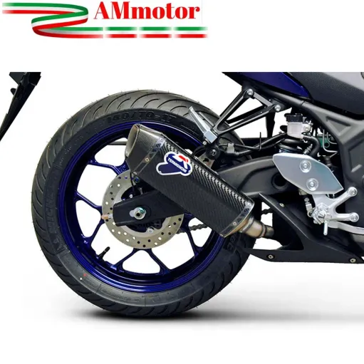 Terminale Di Scarico Termignoni Yamaha Yzf R3 Marmitta Force Carbonio Moto Racing