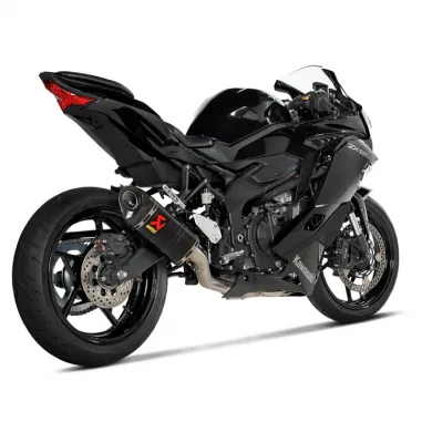 Akrapovic Kawasaki Ninja ZX 25R 20 - 2023 Scarico Completo Racing Line Terminale Carbonio Moto