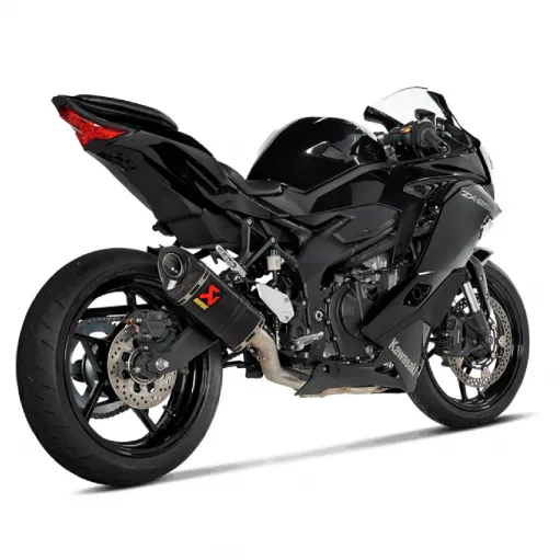 Akrapovic Kawasaki Ninja ZX 25R 20 - 2023 Scarico Completo Racing Line Terminale Carbonio Moto