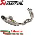 Akrapovic Kawasaki Z 650 17 - 2024 Impianto Di Scarico Completo Racing Line Terminale Titanio Moto
