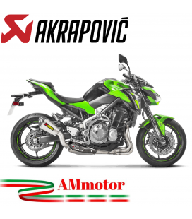 Akrapovic Kawasaki Z 900 17 - 2019 Terminale Di Scarico Slip-On Line Titanio Moto