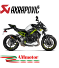 Akrapovic Kawasaki Z 900 17 - 2019 Terminale Di Scarico Slip-On Line Carbonio Moto Omologato