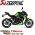 Akrapovic Kawasaki Z 900 20 - 2024 Terminale Di Scarico Slip-On Line Titanio Moto Omologato