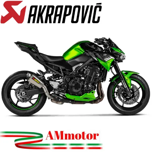 Akrapovic Kawasaki Z 900 20 - 2022 Terminale Di Scarico Slip-On Line Titanio Moto