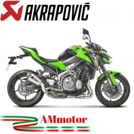 Akrapovic Kawasaki Z 900 A2 Terminale Di Scarico Slip-On Line Titanio Moto