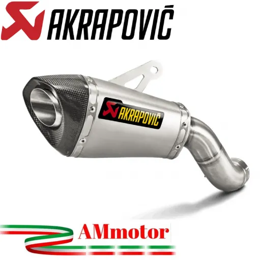 Akrapovic Kawasaki Z 900 A2 Terminale Di Scarico Slip-On Line Titanio Moto