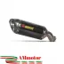 Akrapovic Kawasaki Z 900 A2 Terminale Di Scarico Slip-On Line Carbonio Moto Omologato