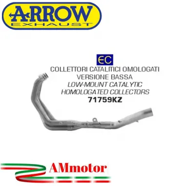 Yamaha MT-09 21 - 2023 Arrow Moto Collettori Di Scarico Catalitici Omologati Versione Bassa