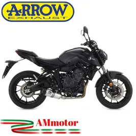 Arrow Yamaha MT-07 21 - 2024 Terminale Di Scarico Moto Thunder Alluminio Fondello Carbonio