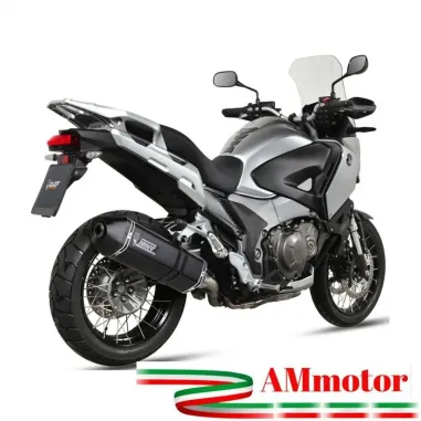 Mivv Honda Crosstourer 1200 Terminale Di Scarico Moto Marmitta Speed Edge Inox Nero