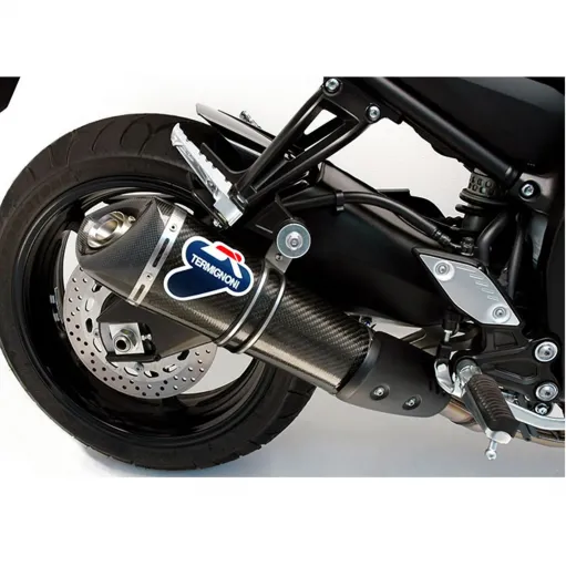 Terminale Di Scarico Termignoni Yamaha Fz8 Marmitta Conica Carbonio Moto Omologato