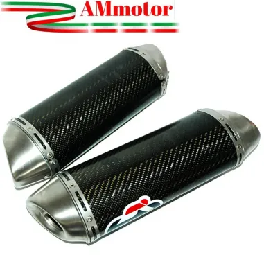 Terminali Di Scarico Termignoni Yamaha Yzf R1 Marmitte Ovale Carbonio Moto Omologato
