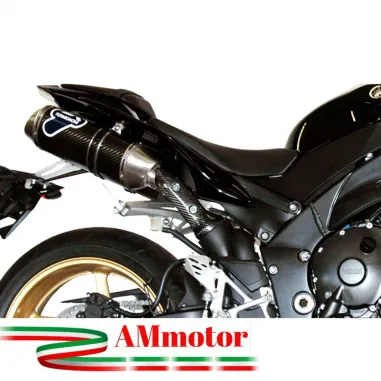 Scarico Completo Termignoni Yamaha Yzf R1 Terminale Ovale Carbonio Moto Racing