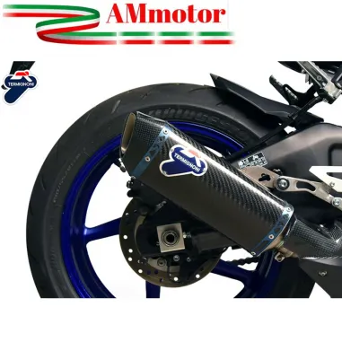 Terminale Di Scarico Termignoni Yamaha Yzf R1 Marmitta Force Carbonio Moto Omologato