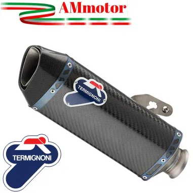 Terminale Di Scarico Termignoni Yamaha Yzf R1 Marmitta Force Carbonio Moto Omologato