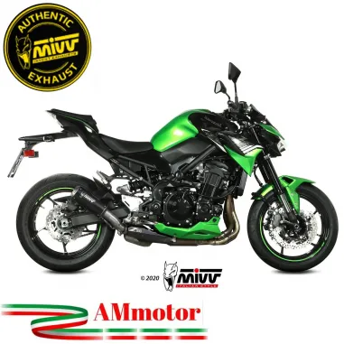 Mivv Kawasaki Z 900 20 - 2021 Terminale Di Scarico Moto Marmitta Mk3 Black Omologato