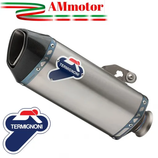 Terminale Di Scarico Termignoni Yamaha Yzf R1 Marmitta Force Titanio Moto Omologato