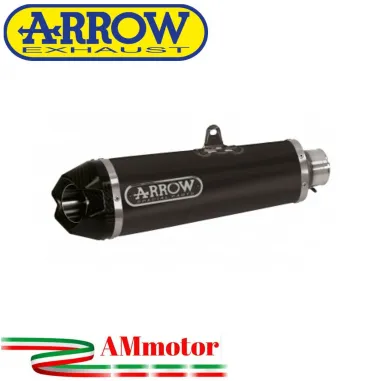 Terminale Di Scarico Arrow Yamaha Tracer 9 GT Slip-On Works Nichrom Dark Moto