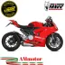Mivv Ducati Panigale V2 Terminale Di Scarico Moto Slip-On Delta Race Inox