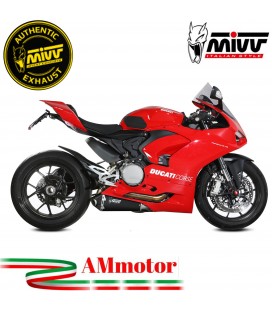 Mivv Ducati Panigale V2 Terminale Di Scarico Moto Slip-On Delta Race Inox Nero