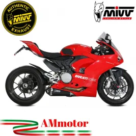 Mivv Ducati Panigale V2 Terminale Di Scarico Moto Slip-On Delta Race Inox Nero
