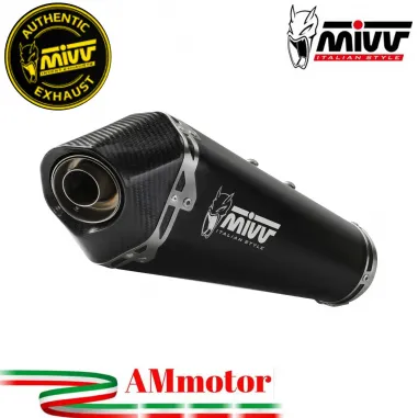Mivv Ducati Panigale V2 Terminale Di Scarico Moto Slip-On Delta Race Inox Nero